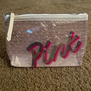 PINK toiletries zipper bag
